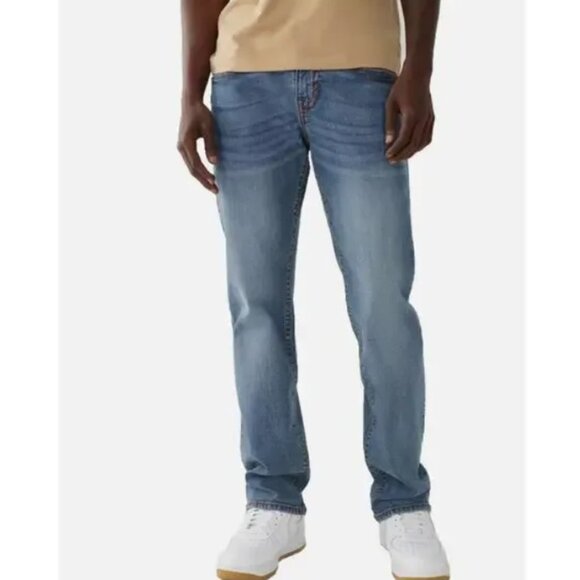 Mens True Religion Ricky Flap Big T Relaxed Straight Jeans 28 - Picture 1 of 15